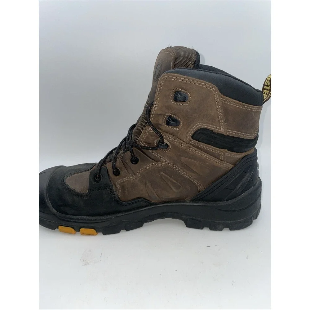 Rock Rooster Men Brown Steel Toe Boots Size 13 Slip‎ Water Resistant Industrial